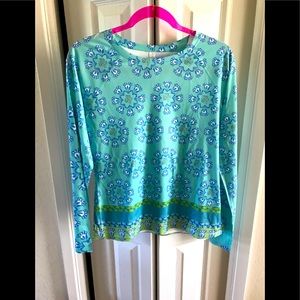 Whimsy Rose Sun Safe top- Size L